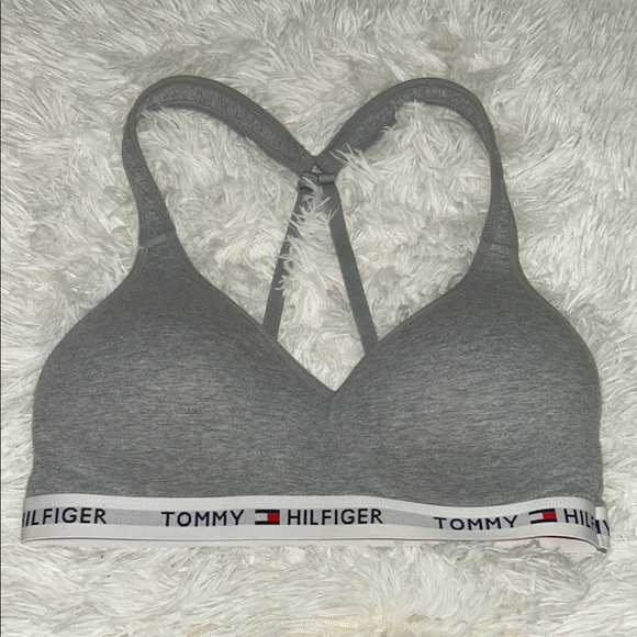 Tommy Hilfiger Gray Racerback Bra Intimates - Picture 1 of 3
